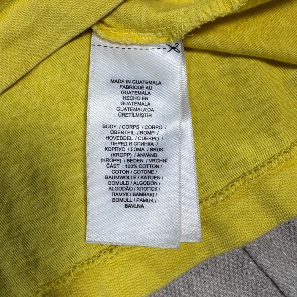 Polo Ralph Lauren Graphic T-Shirt Mens XL Yellow Excellent Polo 67 Classic Fit - Picture 6 of 9